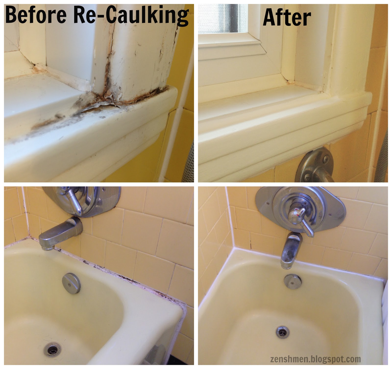 How do you remove old caulk?